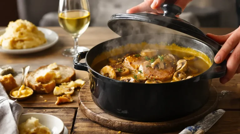 Filet mignon aux champignons et moutarde : fondant, crémeux, prêt en 30 minutes Filet mignon aux champignons et moutarde : fondant, crémeux, prêt en 30 minutes