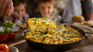« Je la sers du petit-déj au dîner » : cette recette italienne moelleuse aux légumes rend ma famille accro