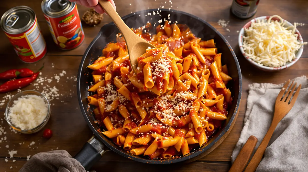 Je réussis de vraies pâtes all'arrabbiata comme en Italie : voici les ingrédients indispensables Je réussis de vraies pâtes all'arrabbiata comme en Italie : voici les ingrédients indispensables