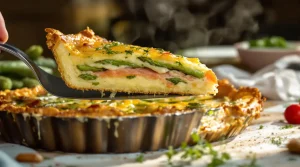 « La meilleure quiche du printemps » : ma recette aux asperges et au saumon pour profiter de la saison