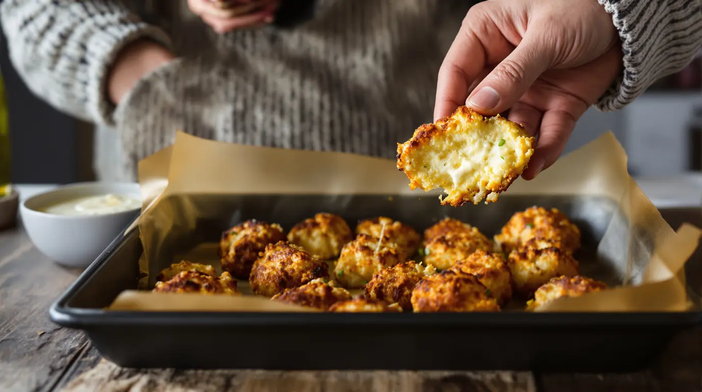 « J’en fais à chaque apéro d’hiver » : mes croquettes de chou-fleur au four, légères et prêtes en 30 min « J’en fais à chaque apéro d’hiver » : mes croquettes de chou-fleur au four, légères et prêtes en 30 min